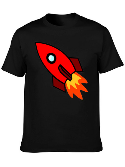 Rocket Graphic Tee - Blast Off in Style!