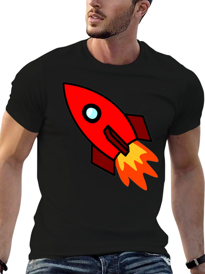 Rocket Graphic Tee - Blast Off in Style!