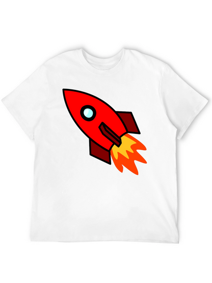 Rocket Graphic Tee - Blast Off in Style!