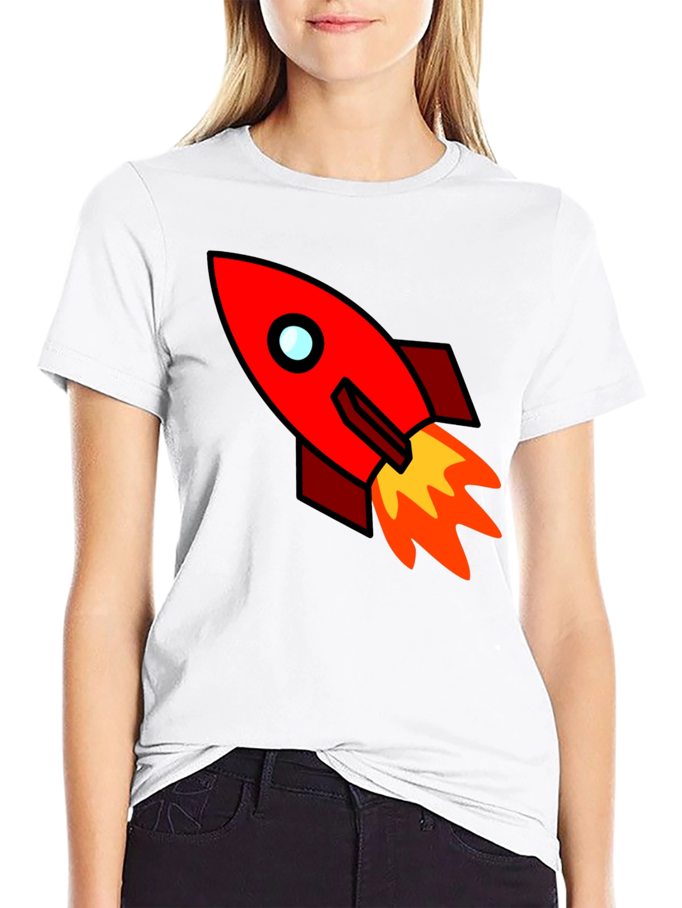 Rocket Graphic Tee - Blast Off in Style!