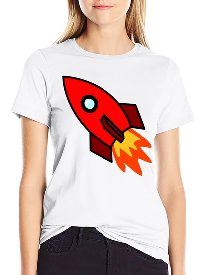 Rocket Graphic Tee - Blast Off in Style!