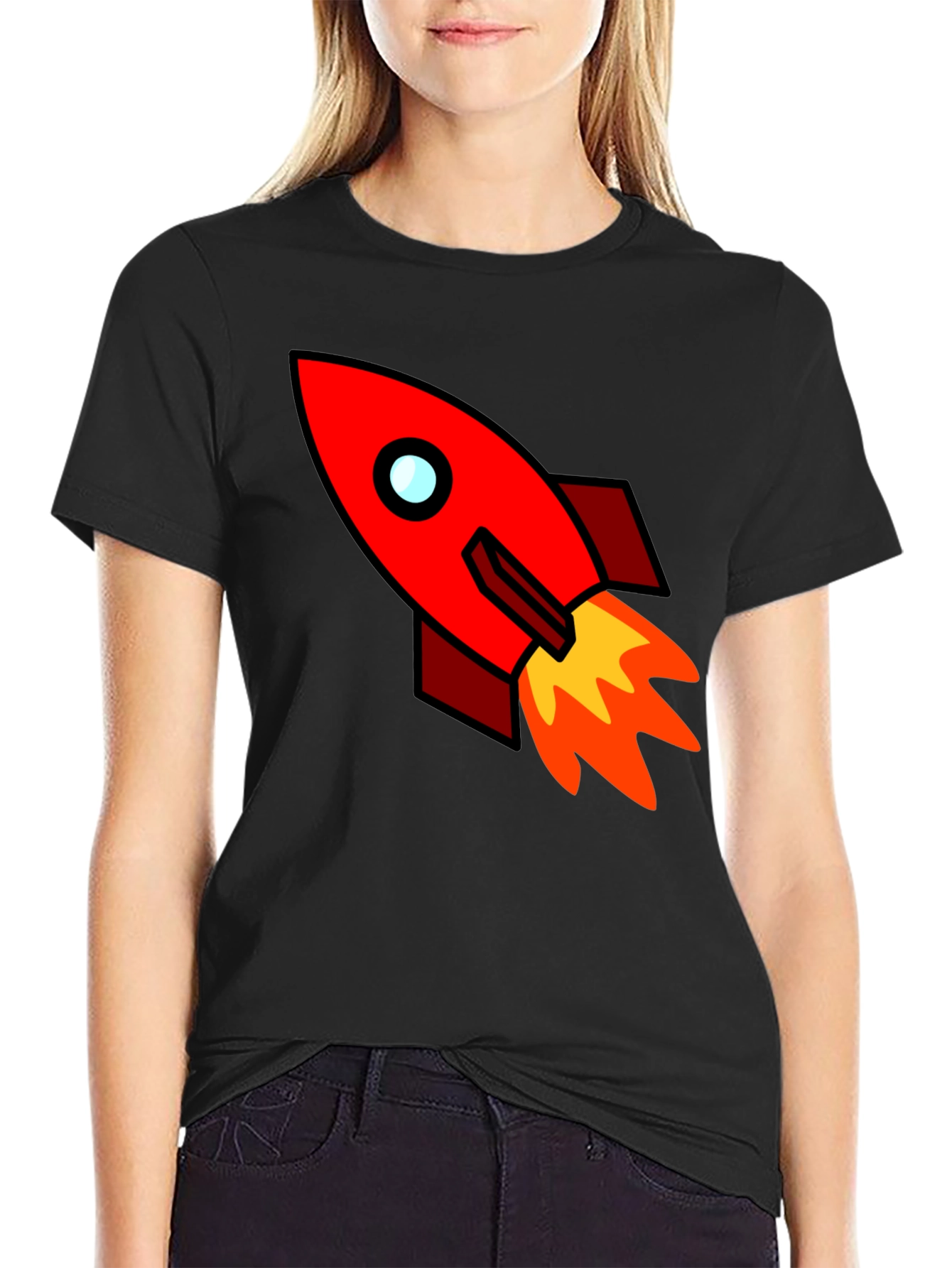 Rocket Graphic Tee - Blast Off in Style!