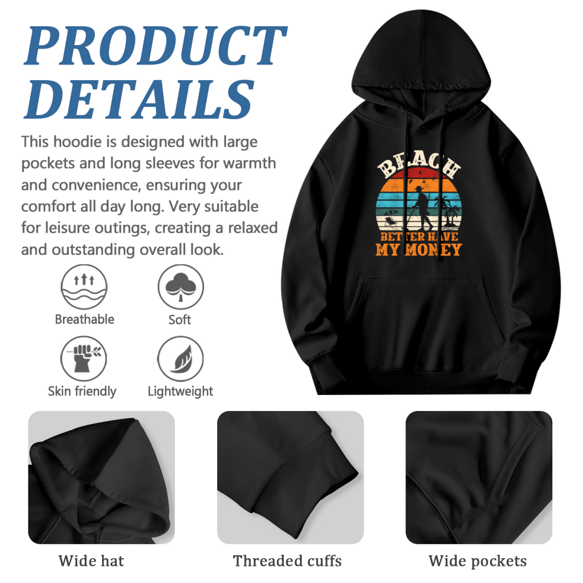 Cool Graphic Hoodie - Inspirational Quote