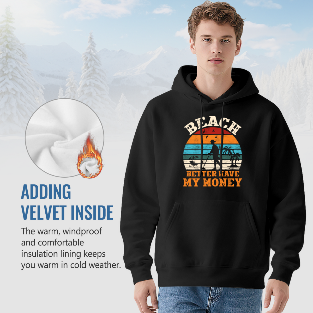 Cool Graphic Hoodie - Inspirational Quote