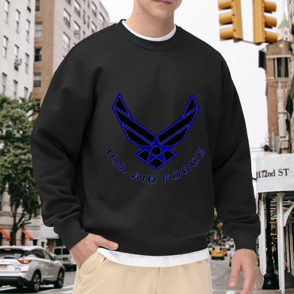 U.S. Air Force Insignia Graphic Crewneck Sweatshirt