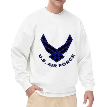 U.S. Air Force Insignia Graphic Crewneck Sweatshirt