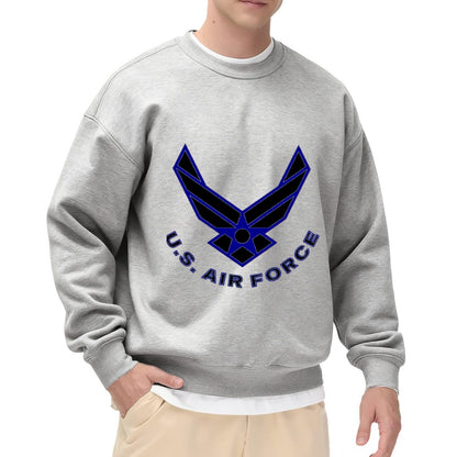 U.S. Air Force Insignia Graphic Crewneck Sweatshirt