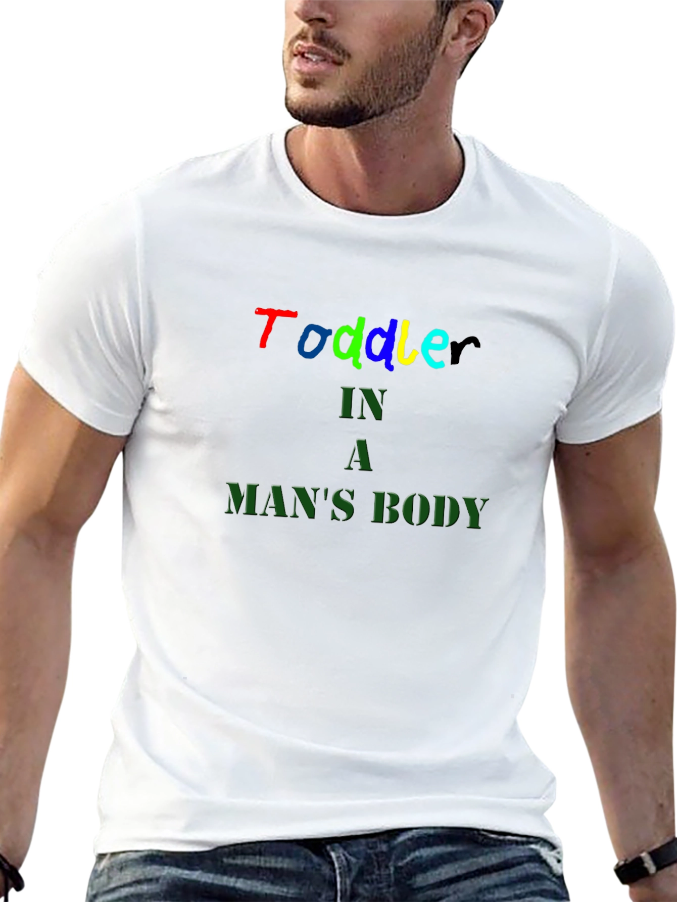 Toddler In A Mans Body Black T-Shirt