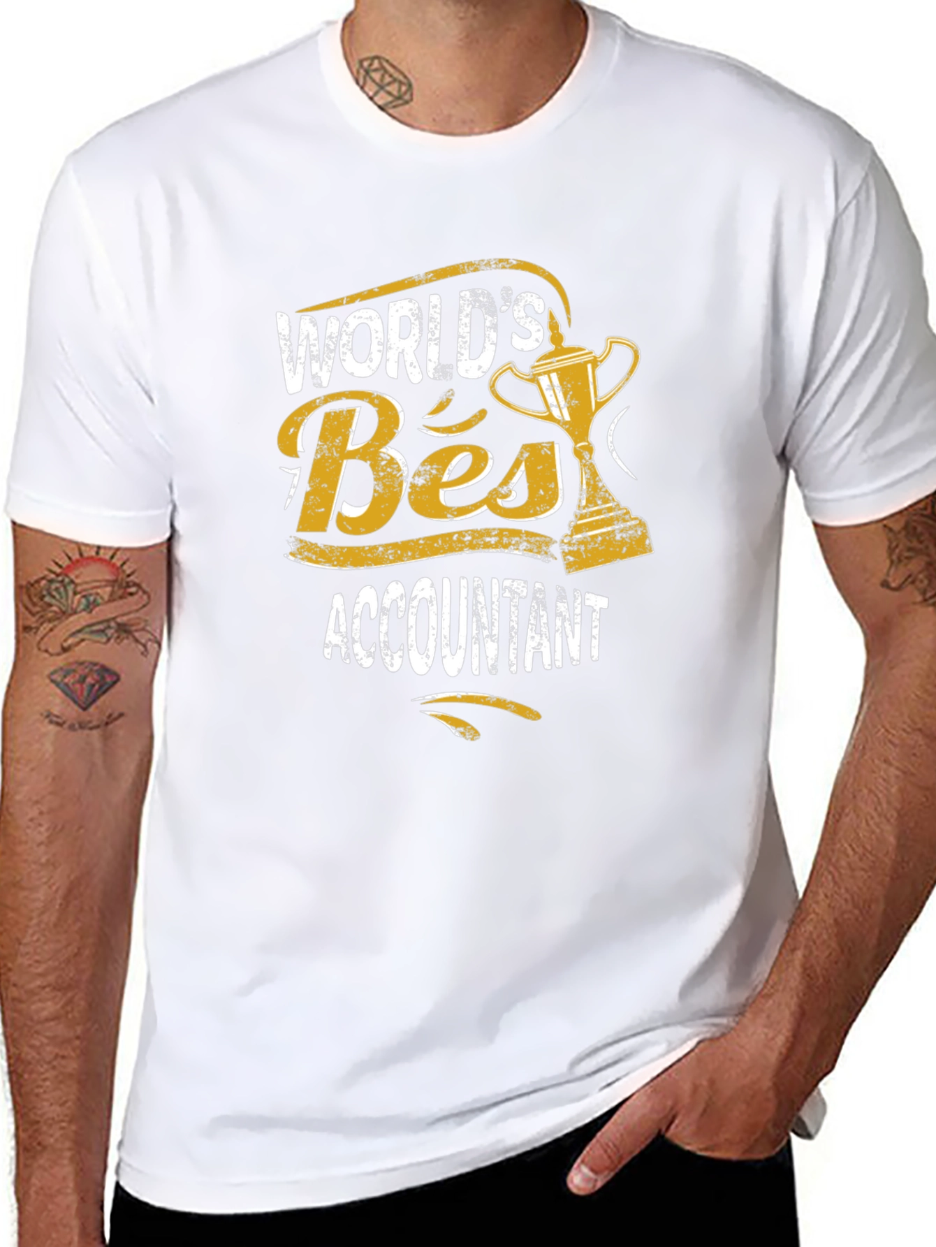 Worlds Best Accountant T-Shirt Novelty Gift