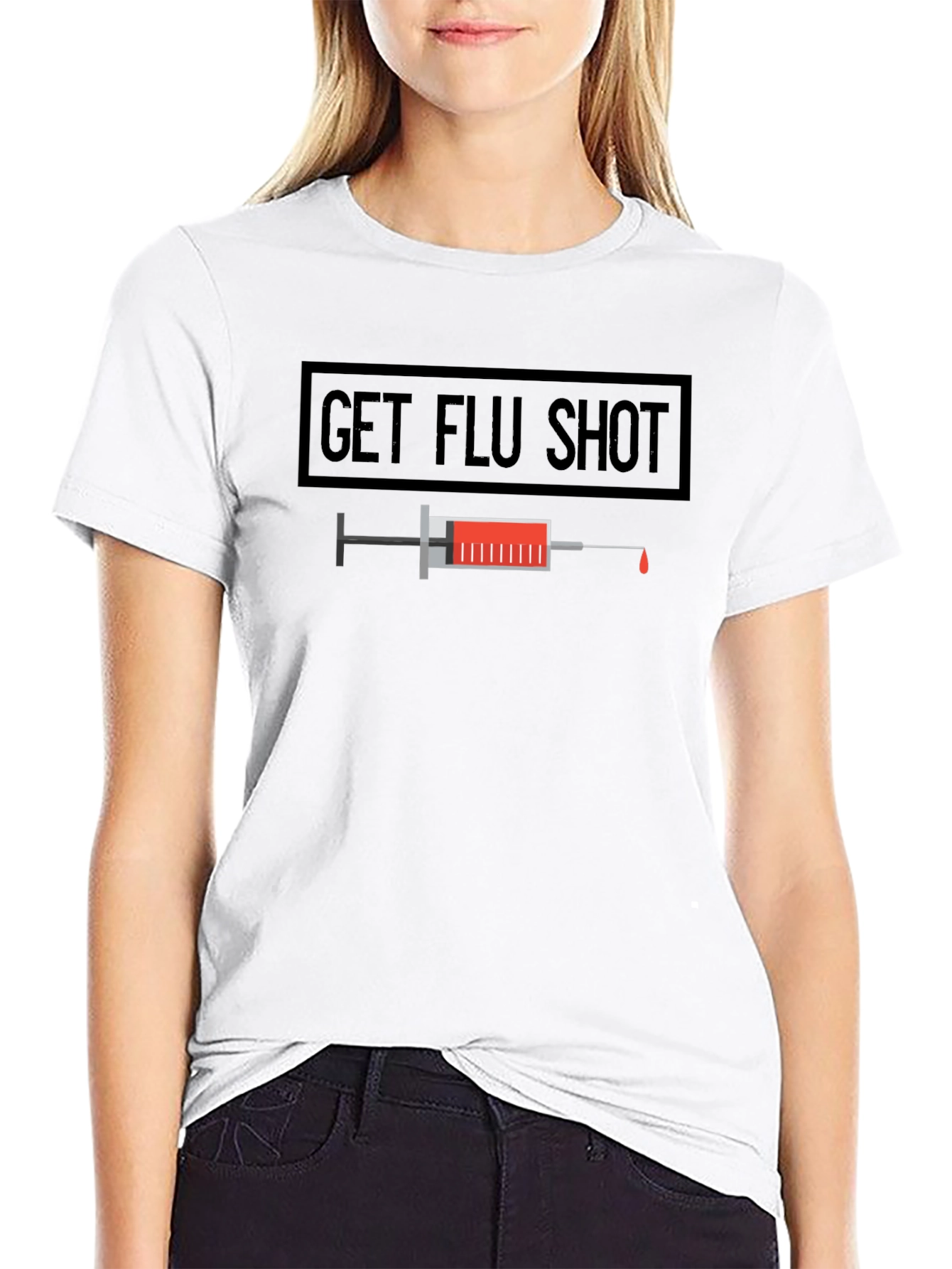 Get Flu Shot T-Shirt: Vaccine Awareness Tee