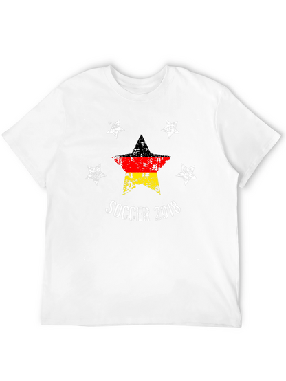 Soccer 2018 Germany Flag Star T-Shirt