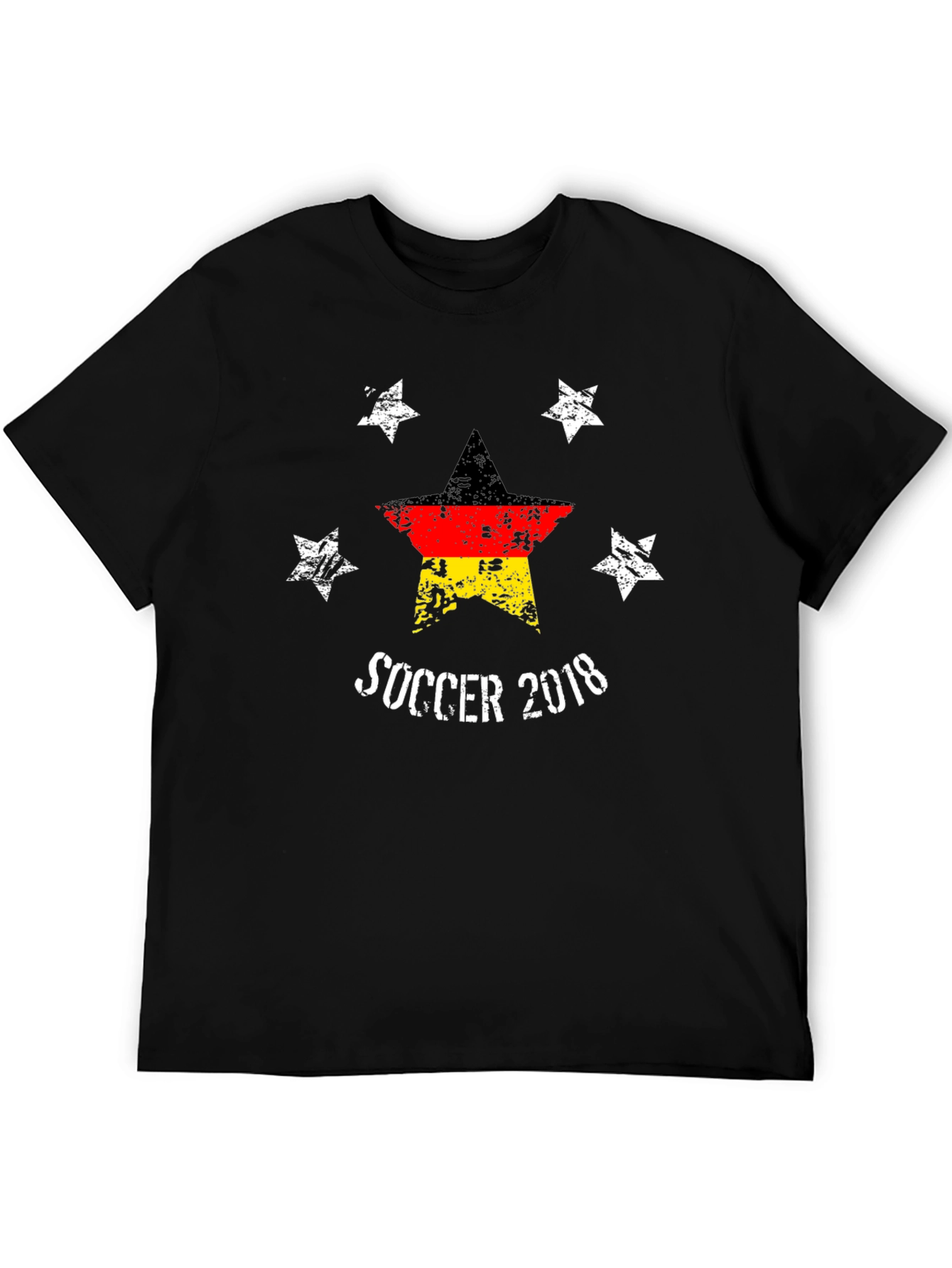 Soccer 2018 Germany Flag Star T-Shirt