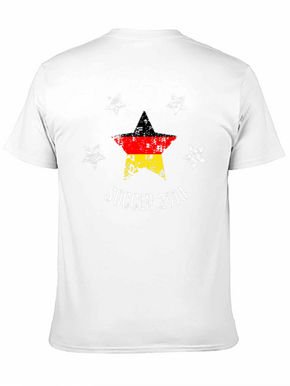 Soccer 2018 Germany Flag Star T-Shirt