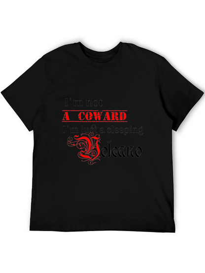 Sleeping Volcano Graphic Tee - Bold Statement T-Shirt