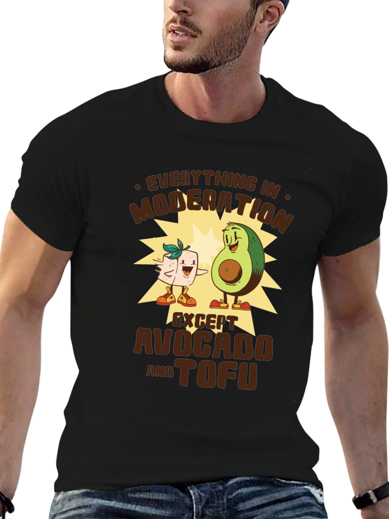 Avocado and Tofu Graphic Tee