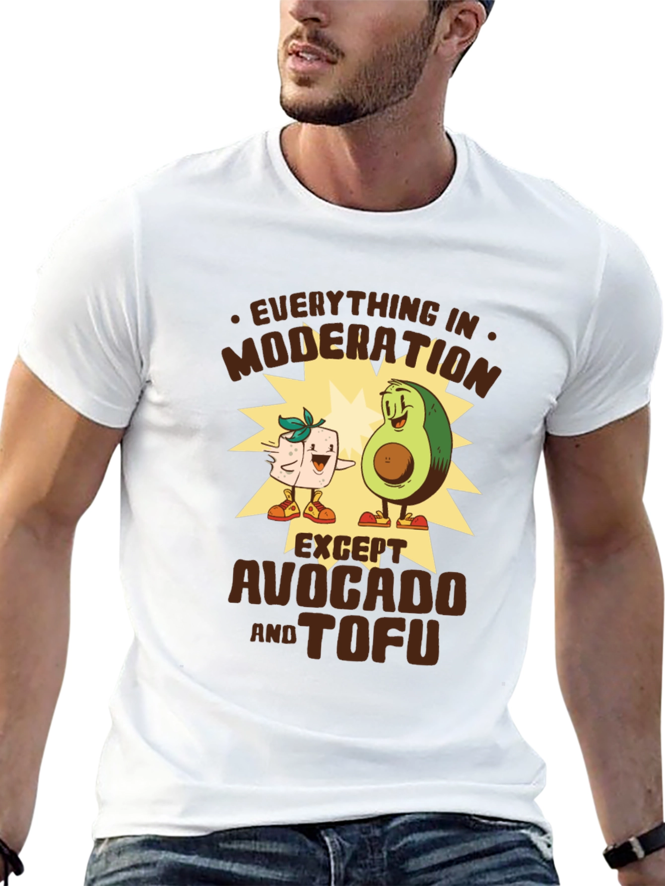 Avocado and Tofu Graphic Tee