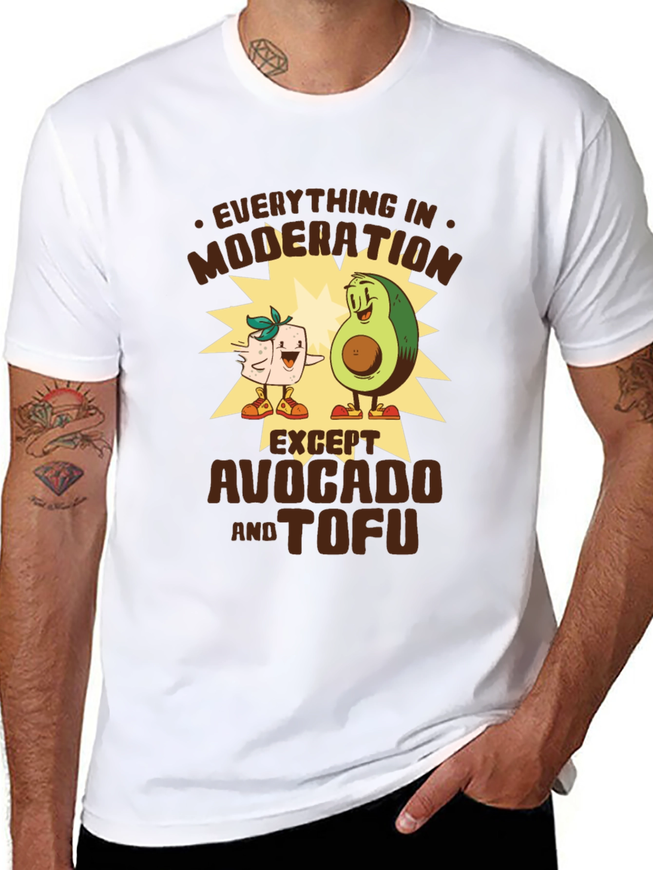 Avocado and Tofu Graphic Tee