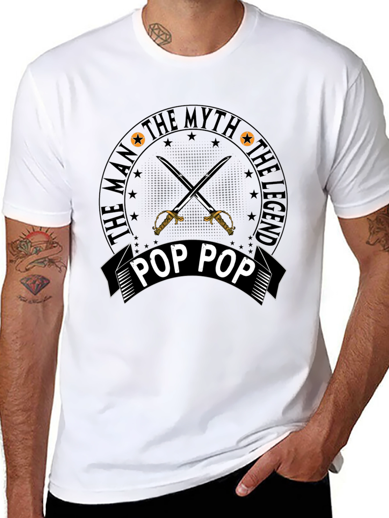 The Man The Myth Pop Pop T-Shirt