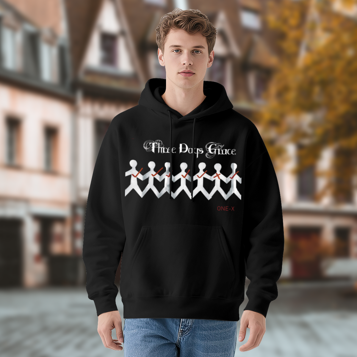 Streetwear Hoodie - Band Name Three