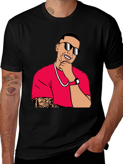 Cartoon Pop Art Graphic Tee Shirt