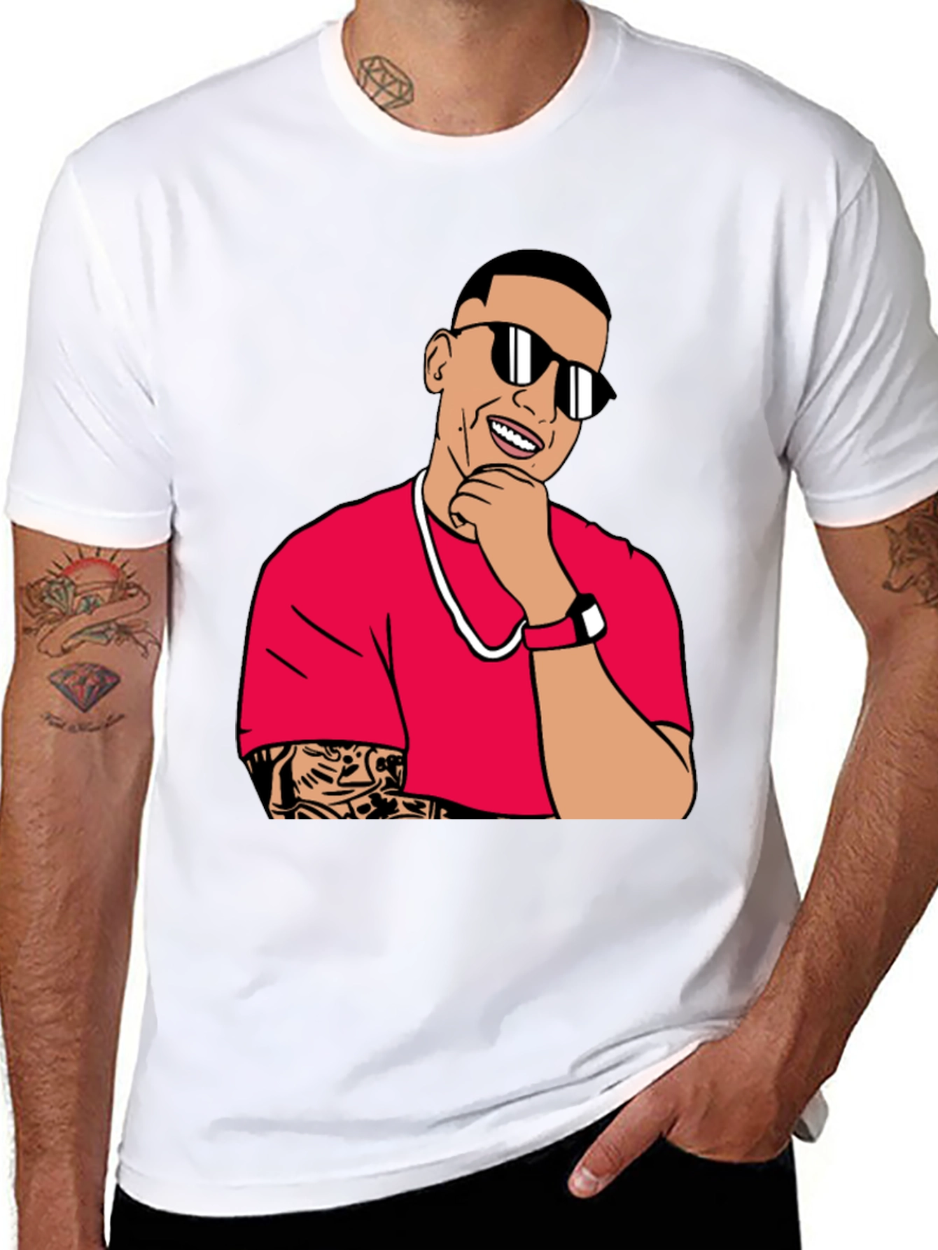 Cartoon Pop Art Graphic Tee Shirt