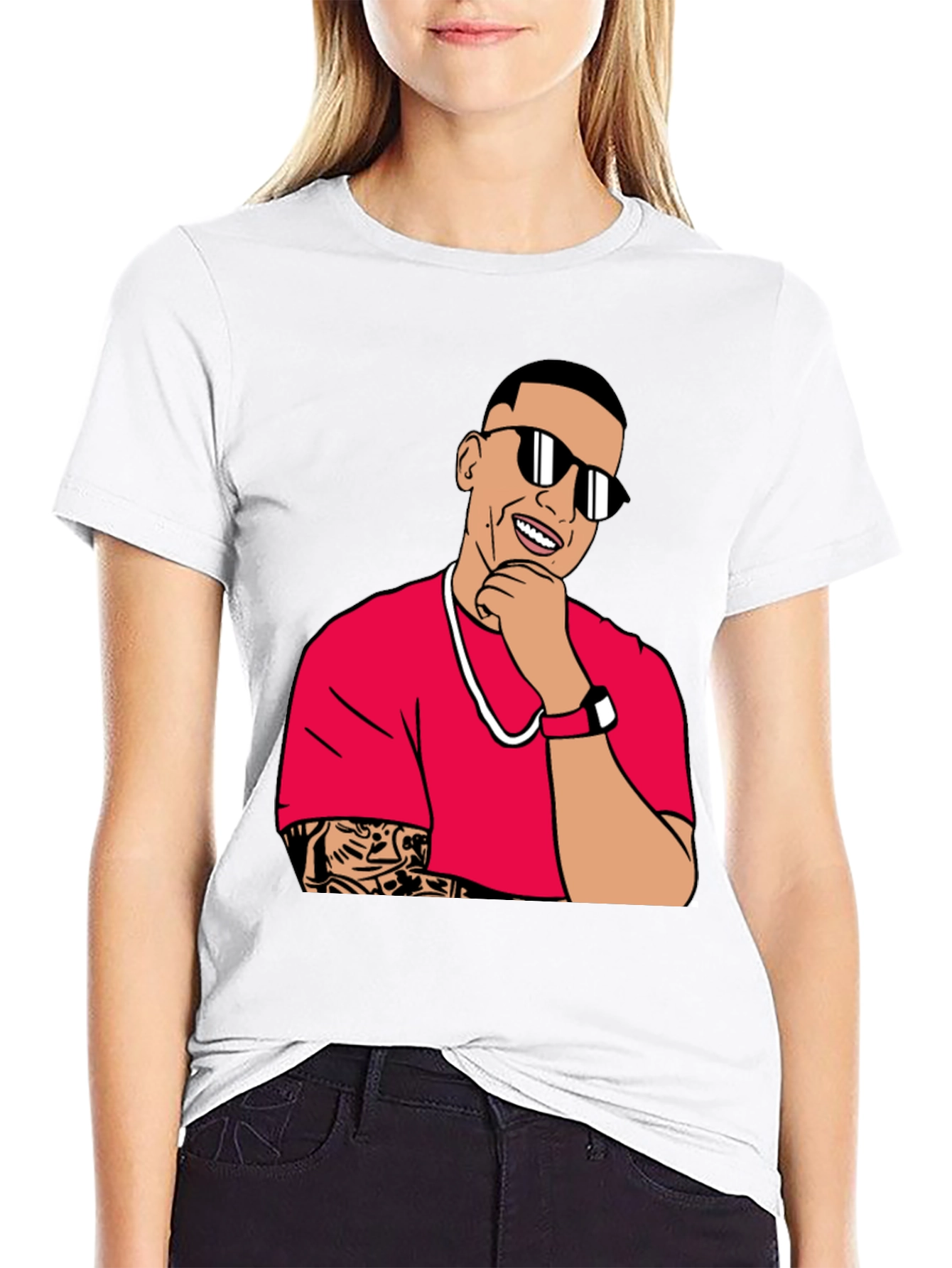 Cartoon Pop Art Graphic Tee Shirt