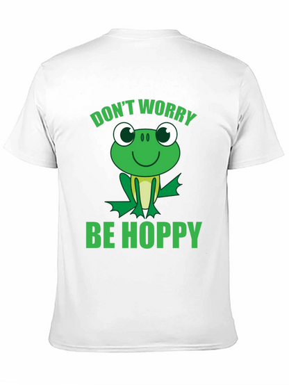 Dont Worry Be Hoppy Frog Graphic T-Shirt