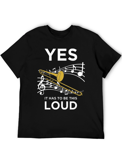 Yes Loud Trombone Graphic Tee