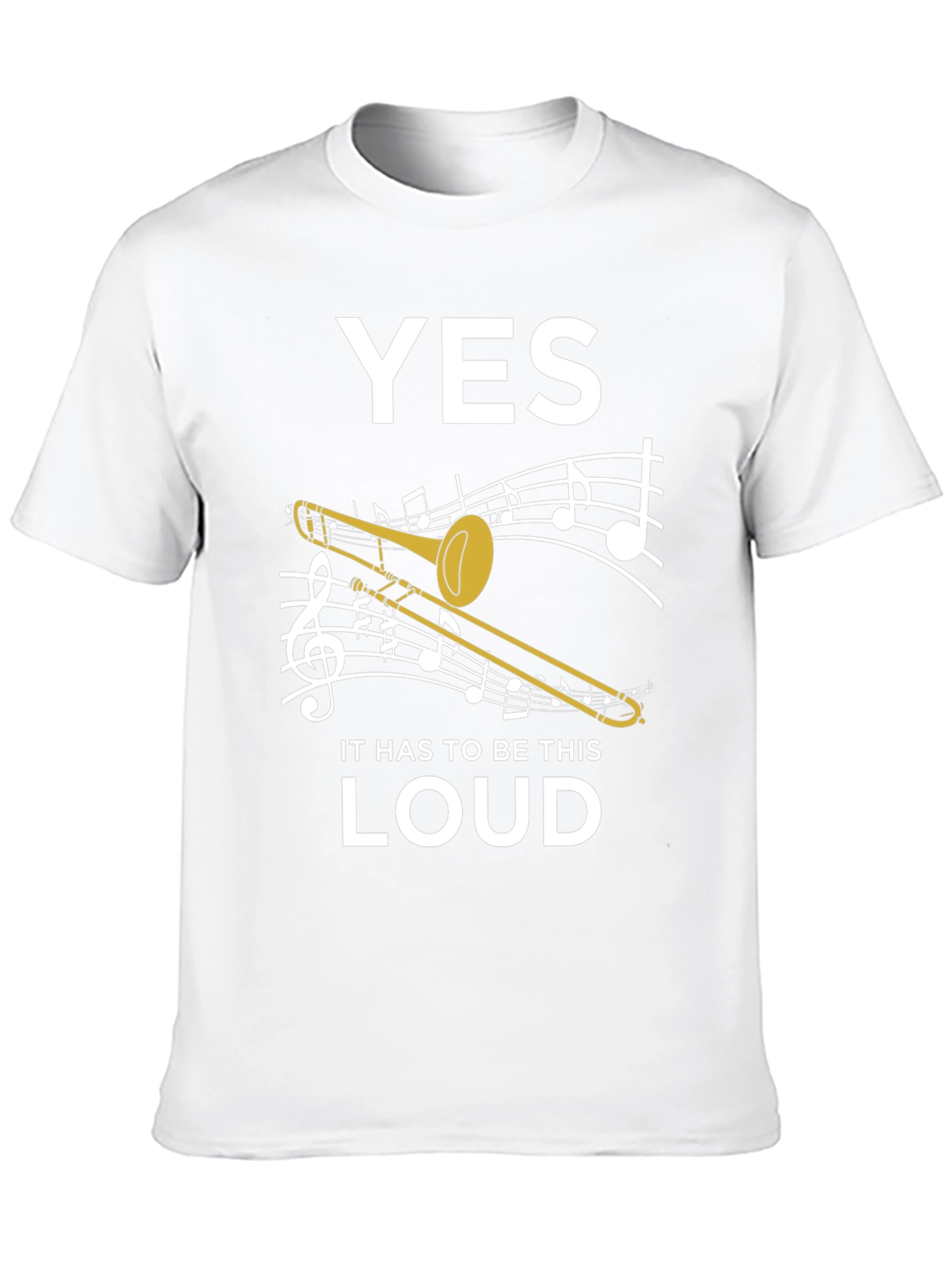 Yes Loud Trombone Graphic Tee