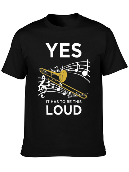 Yes Loud Trombone Graphic Tee
