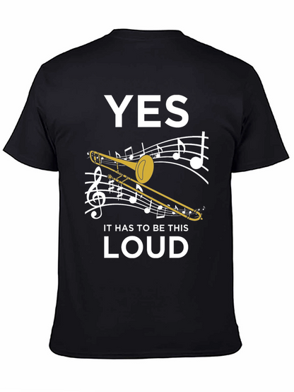 Yes Loud Trombone Graphic Tee
