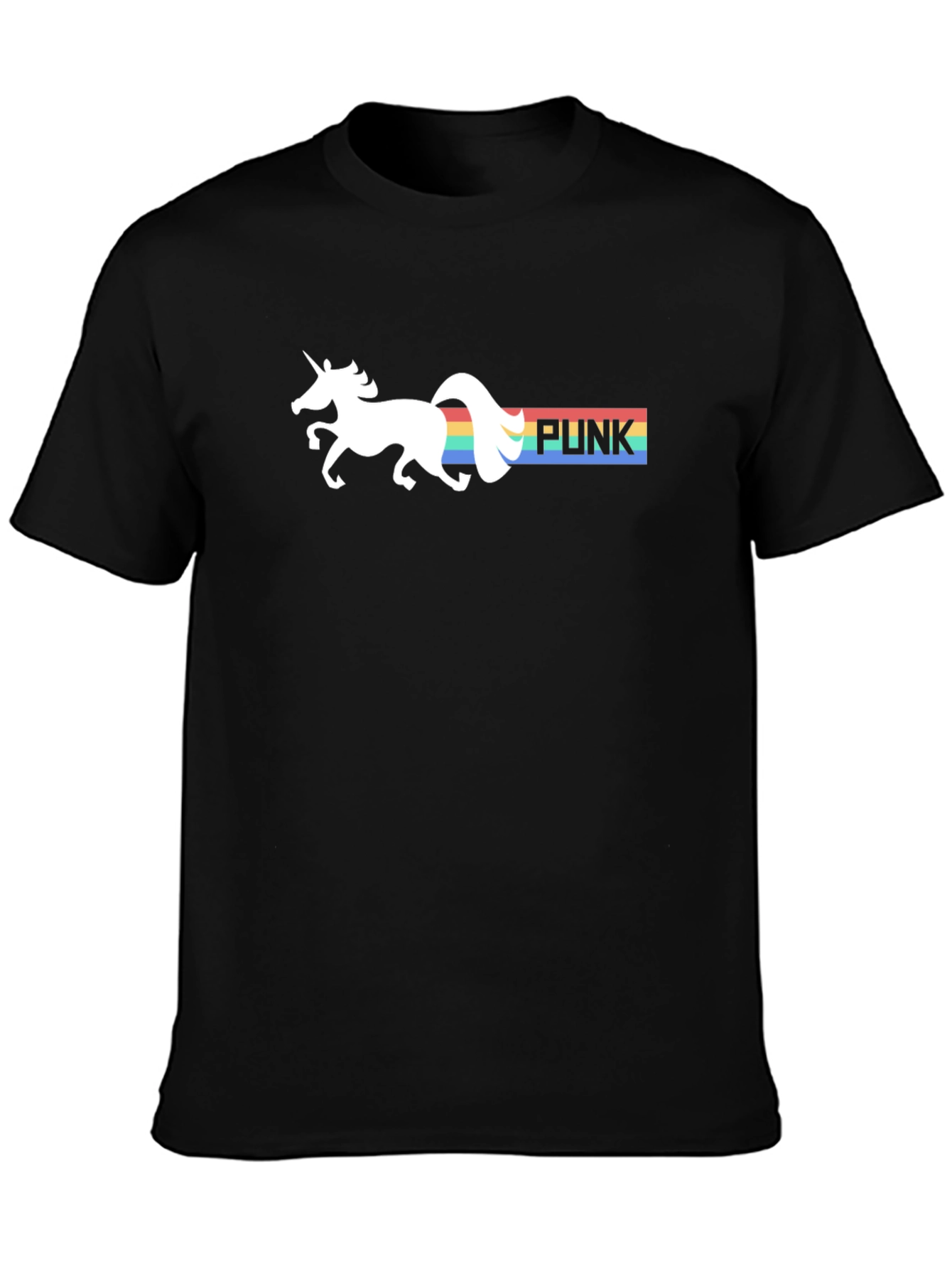 Unicorn Rainbow Punk T-Shirt