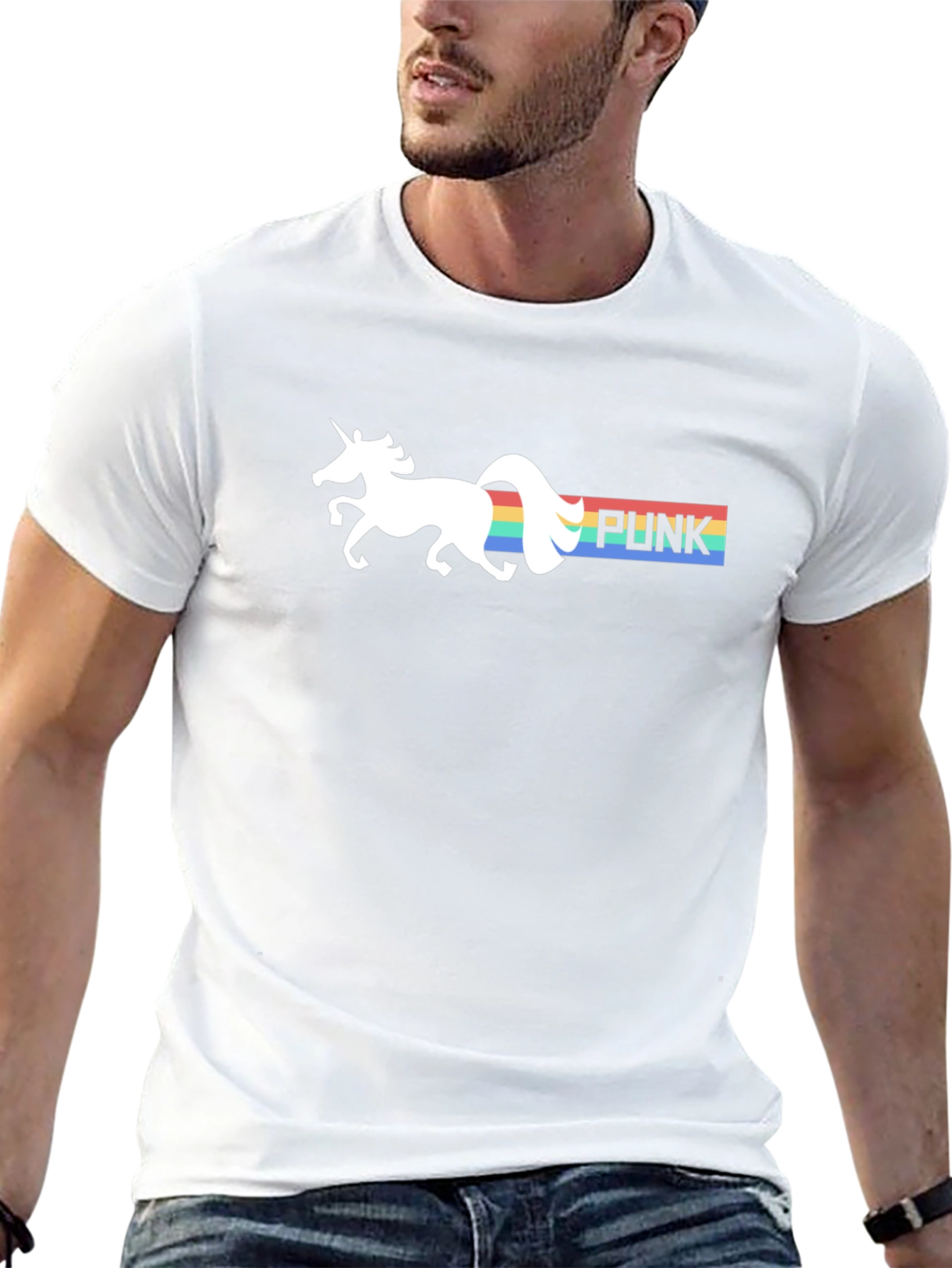 Unicorn Rainbow Punk T-Shirt