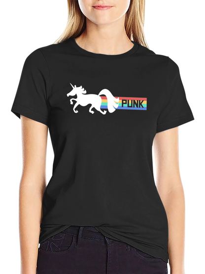 Unicorn Rainbow Punk T-Shirt