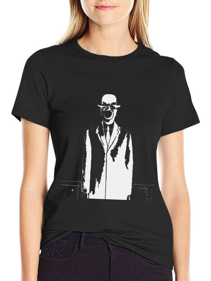 Surrealist Man Black Graphic T-Shirt