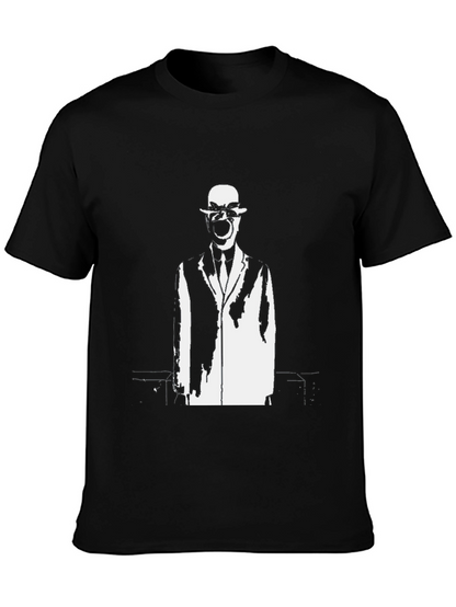 Surrealist Man Black Graphic T-Shirt
