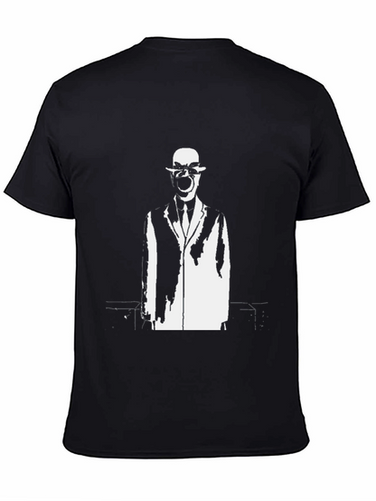 Surrealist Man Black Graphic T-Shirt