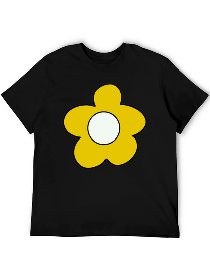 Flower Power Tee - Retro Cartoon Graphic