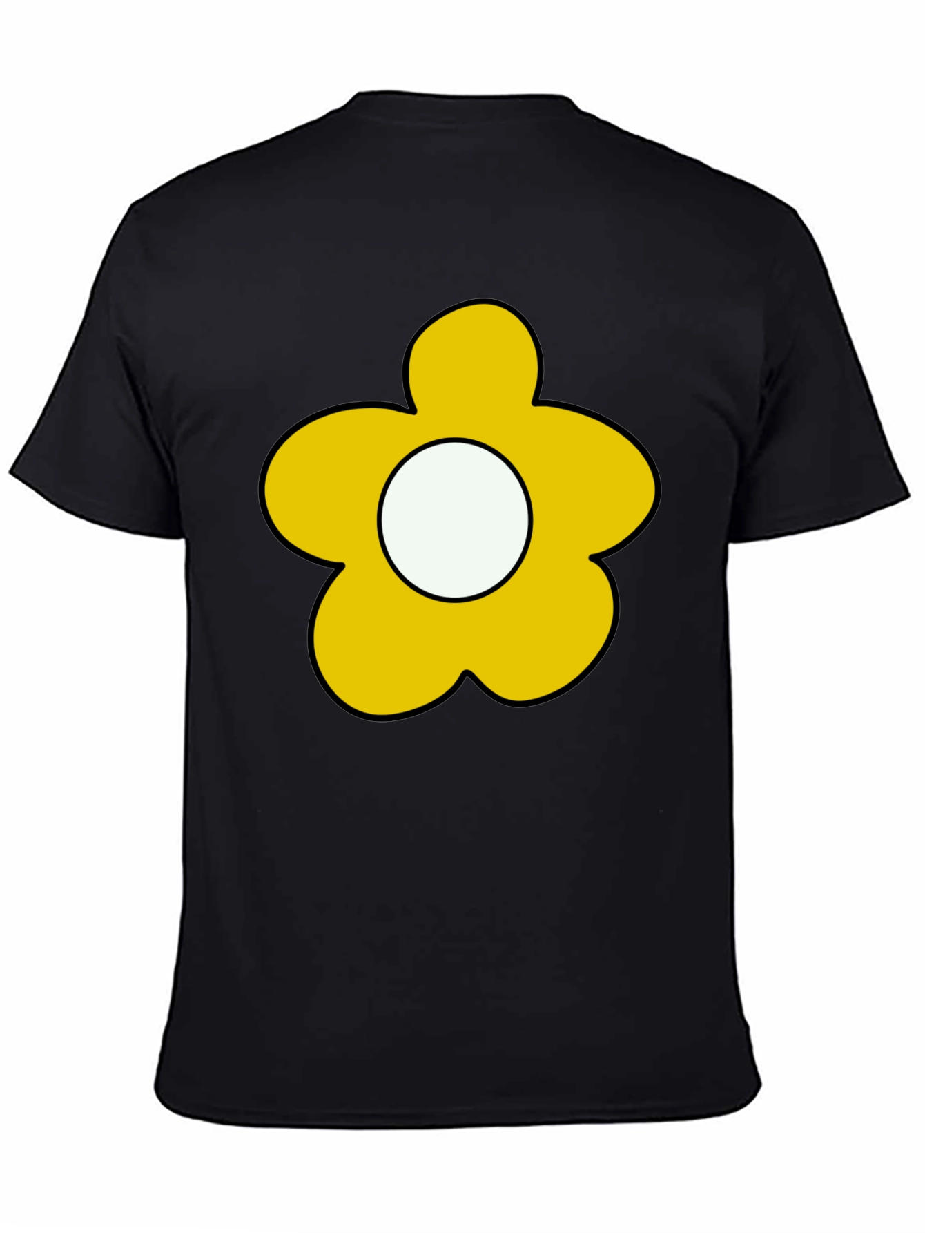 Flower Power Tee - Retro Cartoon Graphic