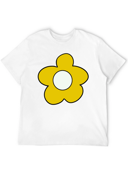 Flower Power Tee - Retro Cartoon Graphic