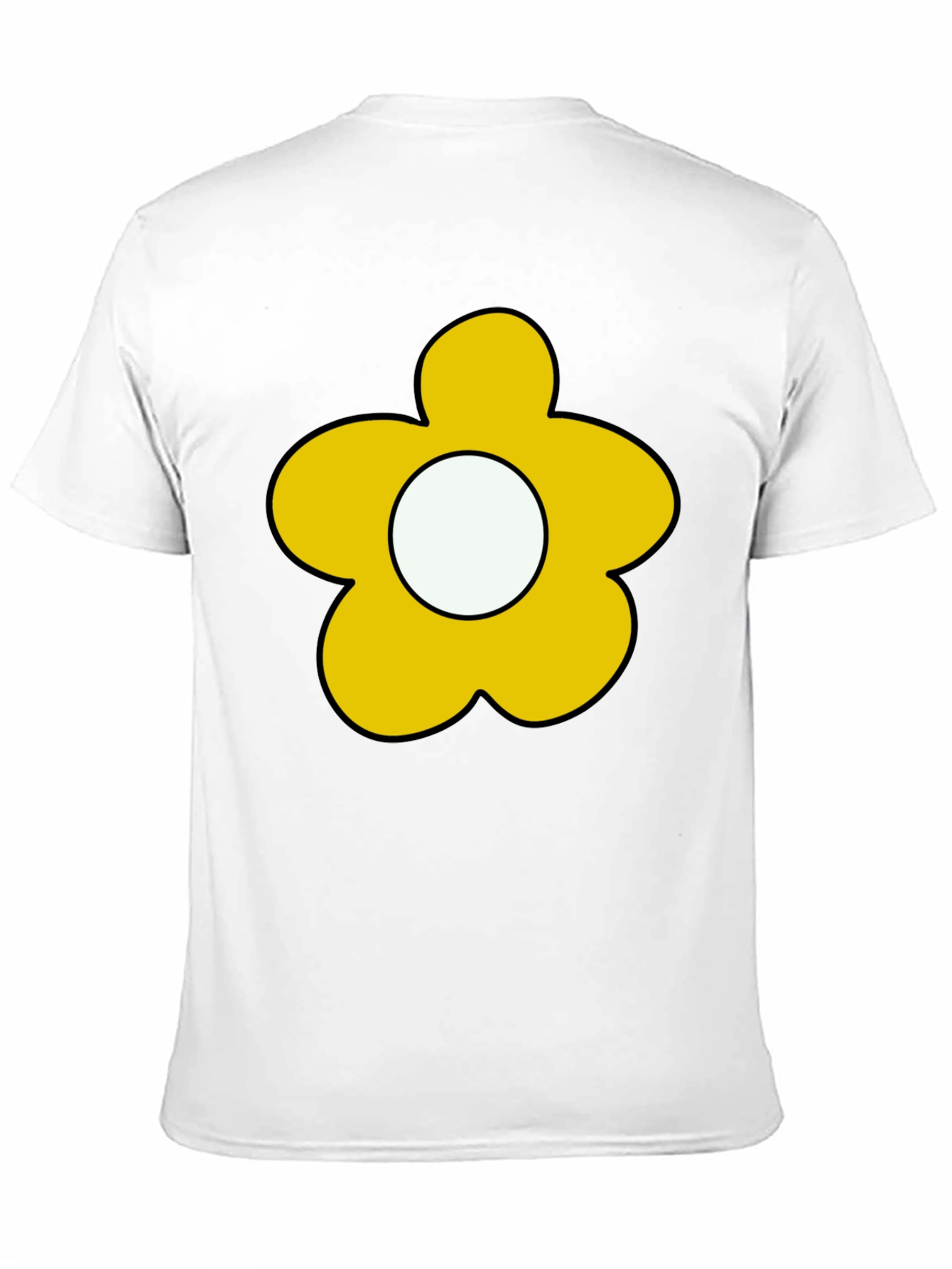 Flower Power Tee - Retro Cartoon Graphic