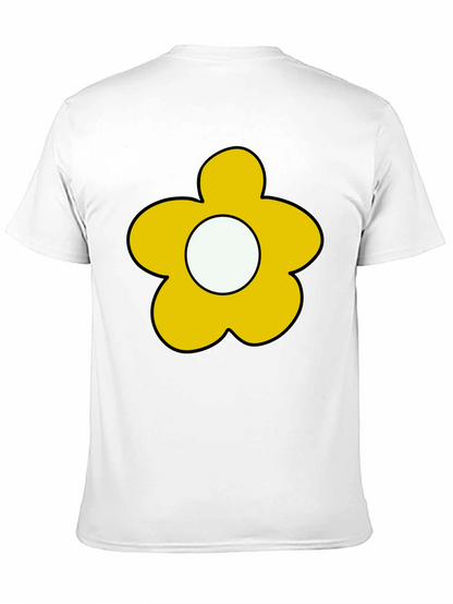 Flower Power Tee - Retro Cartoon Graphic