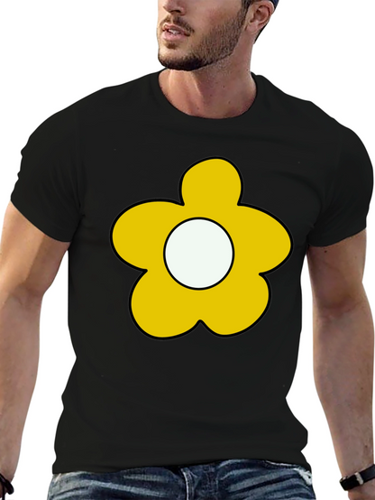 Flower Power Tee - Retro Cartoon Graphic