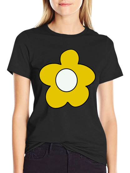 Flower Power Tee - Retro Cartoon Graphic