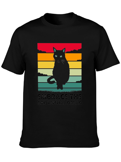 Embrace the Existential Dread Cat T-Shirt