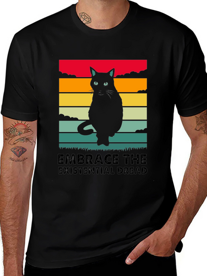 Embrace the Existential Dread Cat T-Shirt