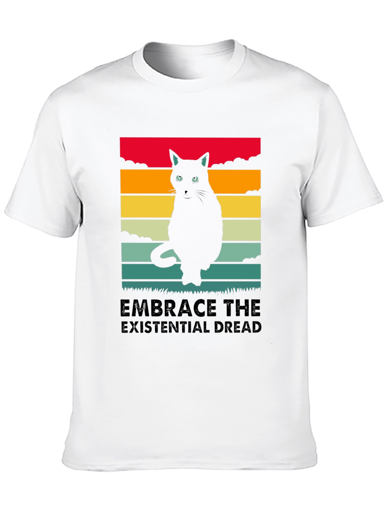 Embrace the Existential Dread Cat T-Shirt