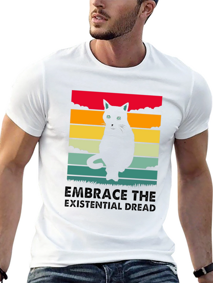 Embrace the Existential Dread Cat T-Shirt