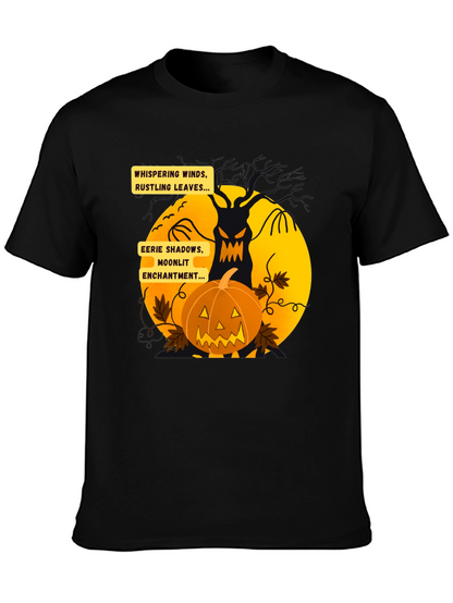 Halloween Theme T-Shirt - Whispering Winds Design