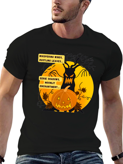 Halloween Theme T-Shirt - Whispering Winds Design